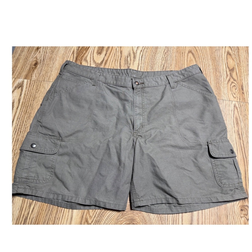 Carhartt Womens Size 20 Sand Cargo Shorts Cotton Workwear Hiking Utility Casual - Picture 2 of 7
